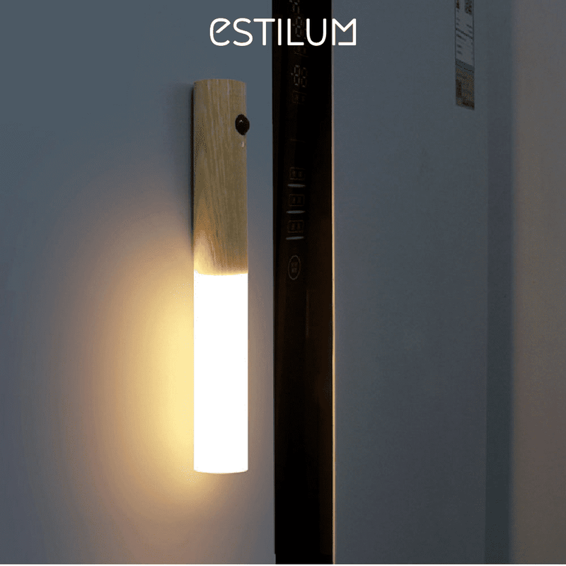 Luminária Woodie - Sensor de Presença