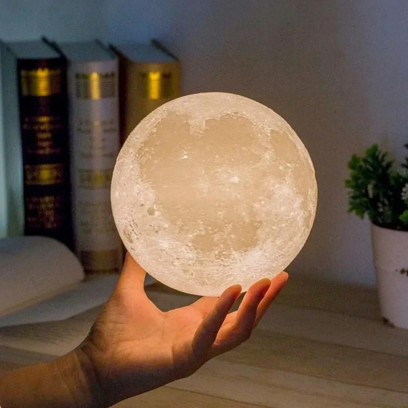Luminária Lua Cheia - Recarregável