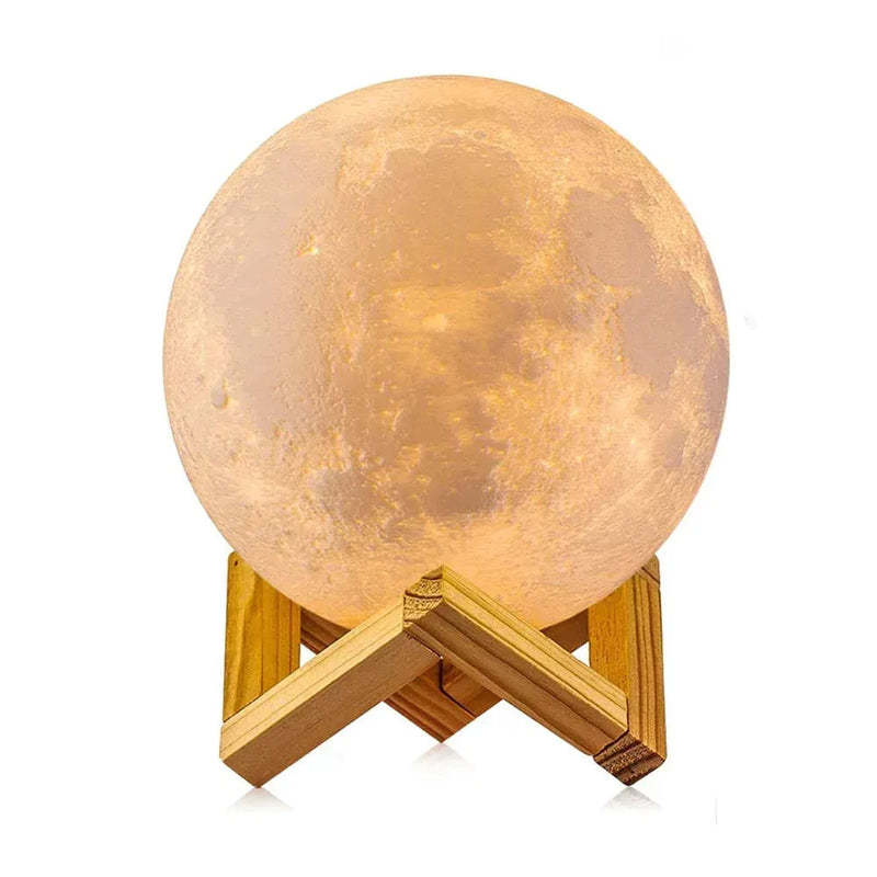 Luminária Lua Cheia - Recarregável