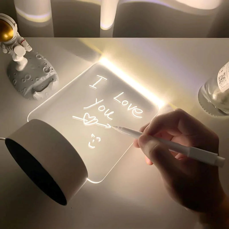 Luminária de Recados Criativos 3D