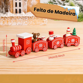 Trenzinho Natalino de Madeira