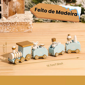 Trenzinho Natalino de Madeira