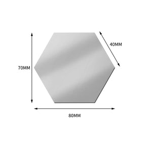 Espelhos Hexagonais para Decorar