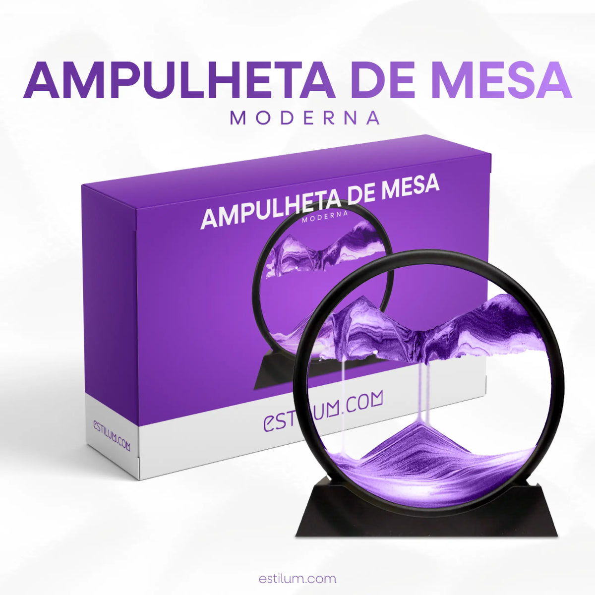 Ampulheta de Mesa Moderna